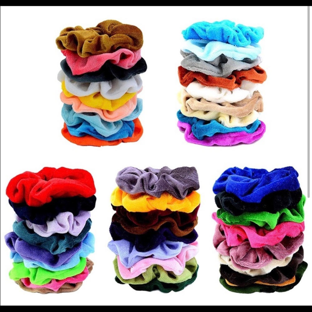Velvet Scrunchies- 5 for 5! Brand new!